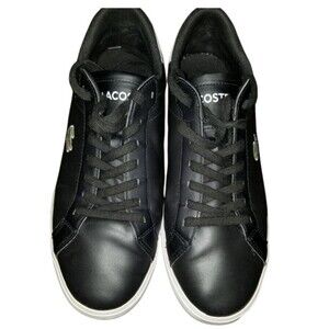 Lacoste Men's  BL 21 Synthetic Leather Shoes 7-40SMA0060312 - Black/White